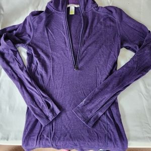 Smartwool 250 midweight 1/4 zip funnel neck top